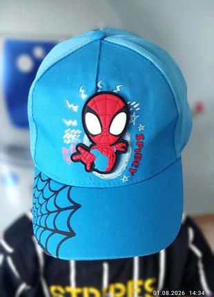 Новая кепка spider man на 5-8 р.