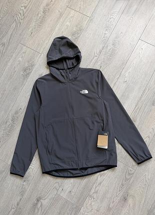 Куртка the north face сірого кольору