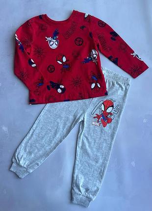 Пижама на мальчика демисезонная spider-man primark р.92 см (1,5-2 года)