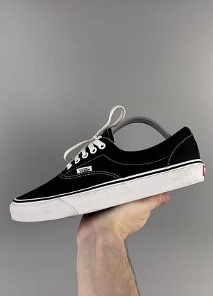 Розмір 40 25 см чорні кеди vans era