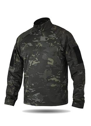 Тактическая рубашка убакс ua (coolpass) с длинным рукавом black multicam-xxxl