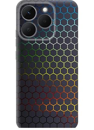 Чохол силіконовий на телефон realme 15t 5g соти, які переливаються "498u-4159-58250"