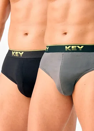 Мужские трусы слипы key набор 2 штуки