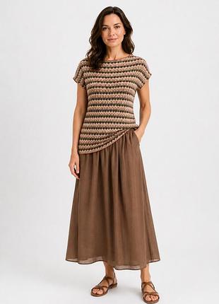 Трикотажний топ sarah pacini italy фактурний віскозний one size