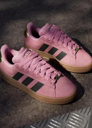 Adidas снікерcи grand court alpha 00s jh8669 рожевий