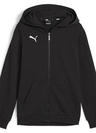 Кофта з капюшоном puma teamgoal casuals jr. 658596-03, колір чорний, розмір (європа) — 140 cm 658596-03