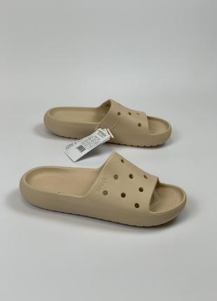 Шльопанці слайдери crocs classic slide v2 / 39-40 р. 25-25.5 см.