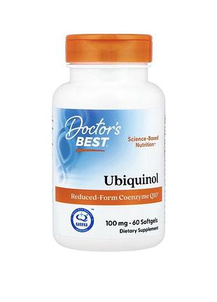 Убіхінол  від doctor's best, 100 мг, 60 капсул