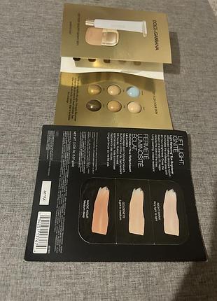 Пробники консилера nars та тонального крема dolce gabbana