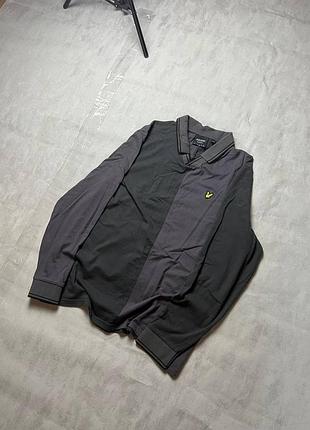 Лонгслив поло lyle&amp;scott   состояние идеальное  размер л  замеры длина-73 груди-54 длина рукава от плеча-64  цена-400грн