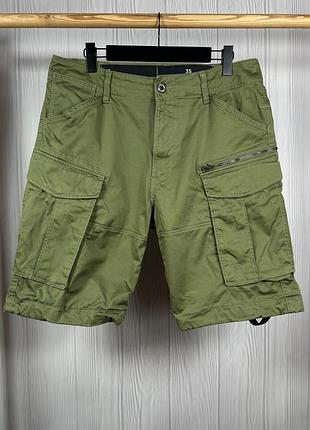 G-star raw cargo 3d tapered шорти карго хакі мілітарі розмір