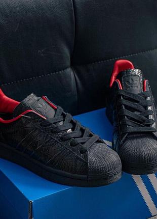 Чоловічі adidas superstar ii
core black  better scarlet  під замовлення