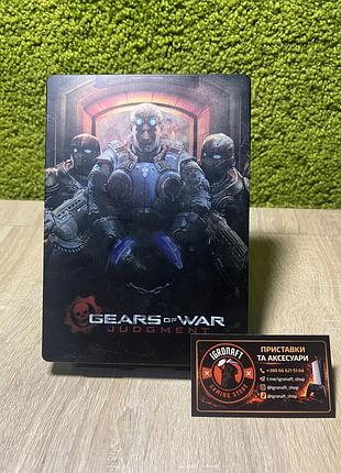 Gears of war: judgment steelbook, диск, xbox 360
