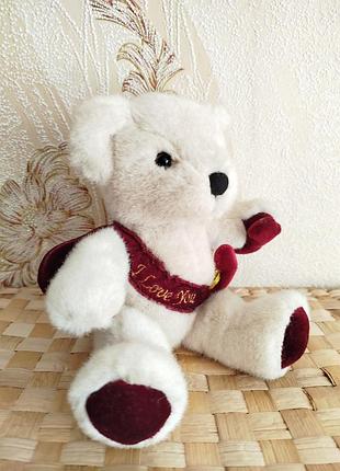 М'яка іграшка ведмедик keel toys cupid bear білий