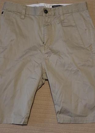 Плотные х/б фирменные шорты  цвета оливы g-star raw голландия 31 р.