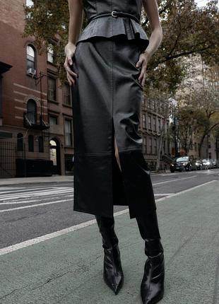 Спідниця міді від zara