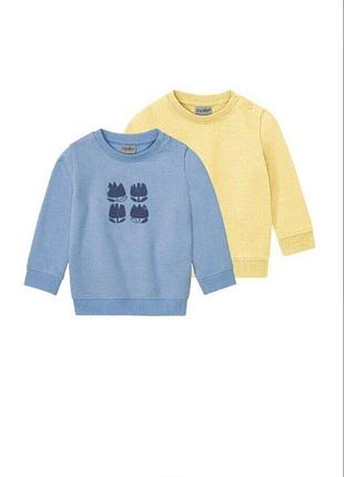 Світшот набір 2 шт. для дівчинки lupilu lidl 413721-1 086-92 см (12-24 months) різнобарвний
