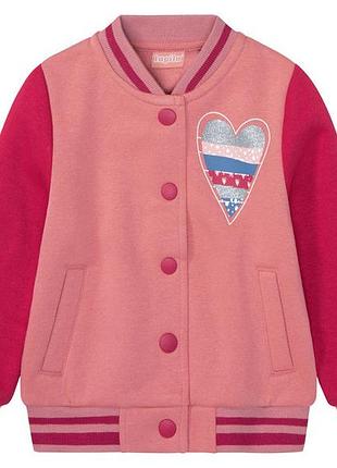 Ветровка бомбер для девочки lupilu lidl 382080 086-92 см (12-24 months) розовый
