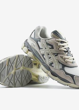 Asics gel-nyc cream oyster grey v2