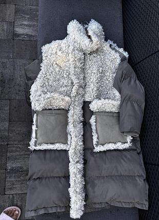 Дитяче пальто зимове zara