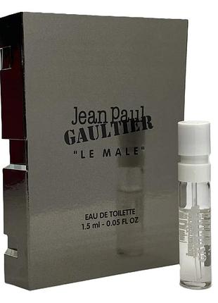 Пробник jean paul gaultier le male eau de toilette мужской 1.5ml