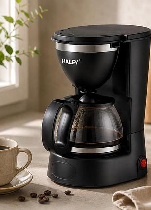 Автоматична краплинна кавоварка haley 0,75 л 650 вт на 6 чашок