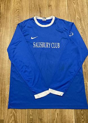 Винтажный лонгслив nike vintage silver tag l / свитшот найк ретро salisbury club