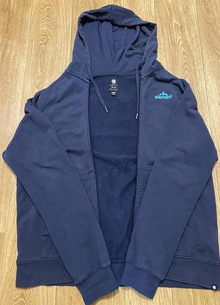 Худі зіпка element vintage xl / оригінальна кофта елемент на блискавці з капюшоном
