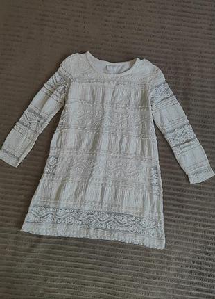 Платье zara на 5-6 лет