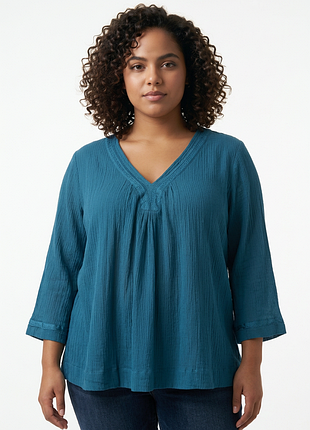 Гарна блузка/ шовк, котон
