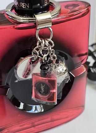 Оригінал підвіска брелок yves saint laurent black opium pink glaze