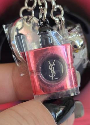 Оригінал підвіска брелок yves saint laurent black opium pink glaze 2