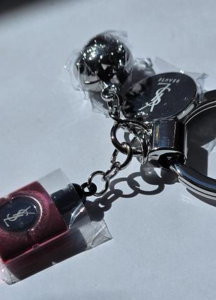 Оригінал підвіска брелок yves saint laurent black opium pink glaze 5