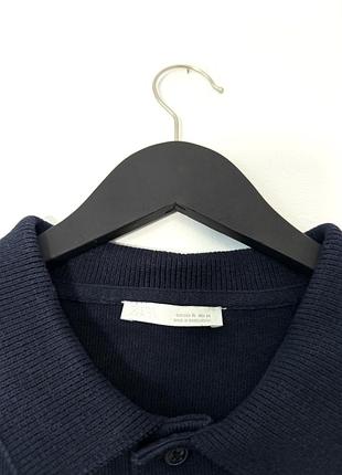 Темно-синій світшот з коміром zara 3