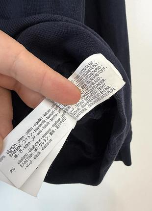 Темно-синій світшот з коміром zara 5