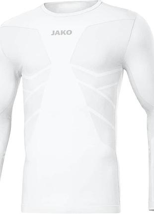 Лонгслів comfort recycled jako ys-6456-000, цвет белый, размер (европа) - s ys-6456-000