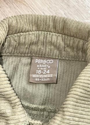 Вельветова сорочка pep&co для хлопчика 86–92 см (18–24 місяці) 4