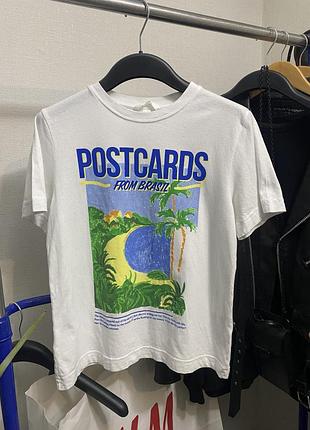 Футболка h&m з принтом 12939671 7