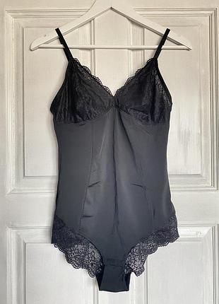 Боди с утяжкой женский черный h&amp;m eur 44-46/l 5