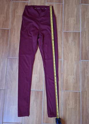 Леггинсы спортивные primark workout бордовые xs 2