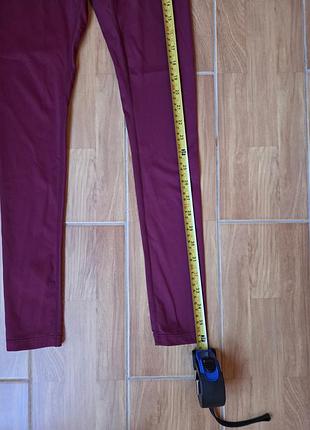 Леггинсы спортивные primark workout бордовые xs 3