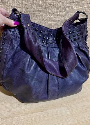Сумка-хобо lakeland leather , с эффектом деграде