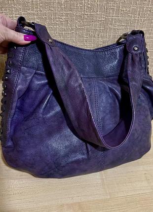 Сумка-хобо lakeland leather , с эффектом деграде 6
