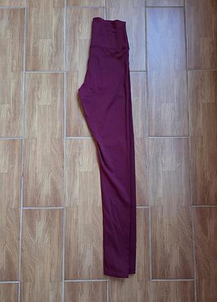 Леггинсы спортивные primark workout бордовые xs 6