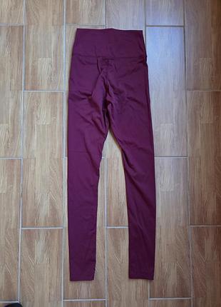 Леггинсы спортивные primark workout бордовые xs 7
