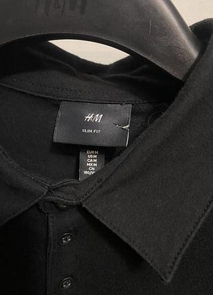 Сорочка поло h&m 09563431 slim fit футболка 2