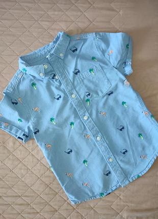 Рубашка с коротким рукавом marks & spencer 4-5 л. 110 р. рубашка с длинным рукавом next 4 г. 104 р. 5