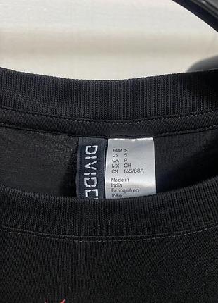 Футболка h&m 265090718 принт 4