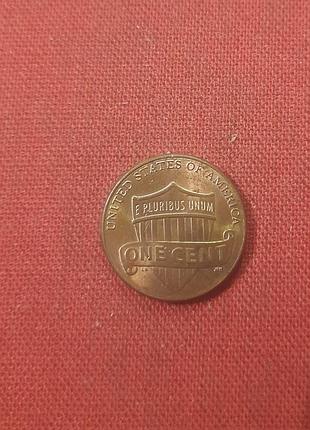Сша 1 цент 2015 р.d, авраама лінкольна, щит союзу