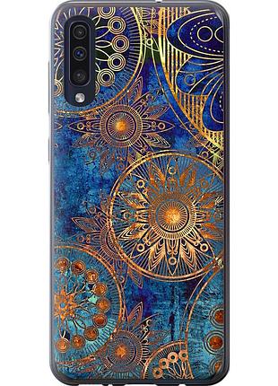 Чохол силіконовий на телефон samsung galaxy a30s a307f золотий візерунок "678u-1804-58250"
